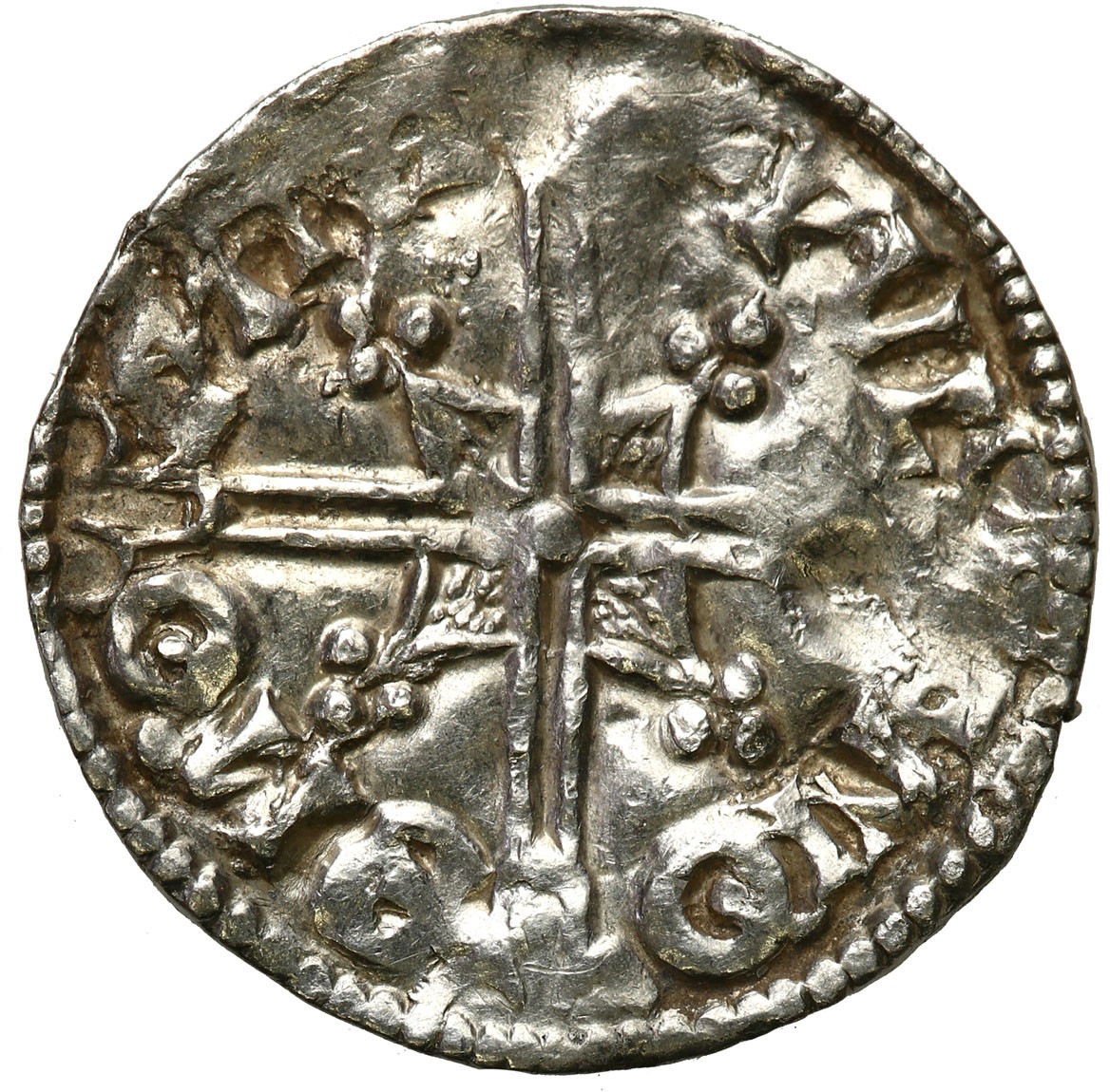 Anglia, Aethelred II (978-1016). Denar typu helmet